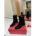 Valentino VLogo The Bold Edition Ankle Boots 70mm in Black Suede Leather Valentino VLogo The Bold Edition Ankle Boots 70mm in Black Suede Leather