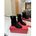 Valentino VLogo The Bold Edition Ankle Boots 70mm in Black Suede Leather Valentino VLogo The Bold Edition Ankle Boots 70mm in Black Suede Leather