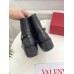 Valentino Beatle Rockstud Boots 55mm in Black Leather Valentino Beatle Rockstud Boots 55mm in Black Leather