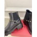 Valentino Beatle Rockstud Boots 55mm in Black Leather Valentino Beatle Rockstud Boots 55mm in Black Leather