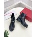Valentino Beatle Rockstud Boots 55mm in Black Leather Valentino Beatle Rockstud Boots 55mm in Black Leather