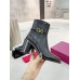 Valentino VLogo Ankle Boots 75mm In Black Leather