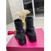 Valentino VLogo Signature Ankle Boots In Black Leather Valentino VLogo Signature Ankle Boots In Black Leather