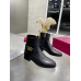 Valentino VLogo Signature Ankle Boots In Black Leather Valentino VLogo Signature Ankle Boots In Black Leather