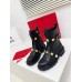 Valentino Roman Stud Combat Boots In Black Calfskin Valentino Roman Stud Combat Boots In Black Calfskin