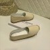 Saint Laurent Monogram Espadrilles In Beige Lambskin Saint Laurent Monogram Espadrilles In Beige Lambskin