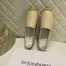 Saint Laurent Monogram Espadrilles In Beige Lambskin Saint Laurent Monogram Espadrilles In Beige Lambskin