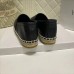 Saint Laurent Monogram Espadrilles In Black Lambskin Saint Laurent Monogram Espadrilles In Black Lambskin