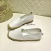 Saint Laurent Monogram Espadrilles In White Lambskin Saint Laurent Monogram Espadrilles In White Lambskin