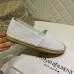 Saint Laurent Monogram Espadrilles In White Lambskin Saint Laurent Monogram Espadrilles In White Lambskin