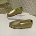 Saint Laurent Monogram Espadrilles In Gold Lambskin Saint Laurent Monogram Espadrilles In Gold Lambskin