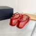 Alaia Ballet Flats in Red Mesh with Patent Leather Alaia Ballet Flats in Red Mesh with Patent Leather