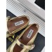 Alaia Ballet Flats in Gold Mesh with Metallic Leather Alaia Ballet Flats in Gold Mesh with Metallic Leather