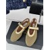 Alaia Ballet Flats in Gold Mesh with Metallic Leather Alaia Ballet Flats in Gold Mesh with Metallic Leather