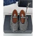Alaia Ballet Flats in Black Lambskin with Strass Alaia Ballet Flats in Black Lambskin with Strass