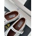 Alaia Ballet Flats in White Lambskin with Strass Alaia Ballet Flats in White Lambskin with Strass