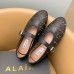 Alaia Ballet Flats in Black Vienne Lambskin Alaia Ballet Flats in Black Vienne Lambskin