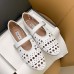 Alaia Ballet Flats in White Vienne Lambskin Alaia Ballet Flats in White Vienne Lambskin