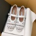 Alaia Ballet Flats in White Vienne Lambskin Alaia Ballet Flats in White Vienne Lambskin