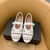 Alaia Ballet Flats in White Vienne Lambskin Alaia Ballet Flats in White Vienne Lambskin