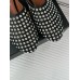 Alaia Mules in Black Lambskin with Strass Alaia Mules in Black Lambskin with Strass