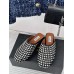 Alaia Mules in Black Lambskin with Strass Alaia Mules in Black Lambskin with Strass