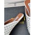 Alaia Mules in White Lambskin with Strass Alaia Mules in White Lambskin with Strass