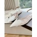 Alaia Le Coeur Slingback Flats in White Patent Calfskin Alaia Le Coeur Slingback Flats in White Patent Calfskin
