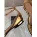 Bottega Veneta Rocket T-Bar Ballerina Flats In Gold Patent Leather Bottega Veneta Rocket T-Bar Ballerina Flats In Gold Patent Leather