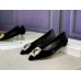 Manolo Blahnik Hangisi Flats In Black Velvet with Crystal Buckle Manolo Blahnik Hangisi Flats In Black Velvet with Crystal Buckle