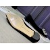 Manolo Blahnik Hangisi Flats In Black Velvet with Crystal Buckle Manolo Blahnik Hangisi Flats In Black Velvet with Crystal Buckle