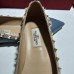 Valentino Rockstud Ballet Flats In Blue Calfskin Valentino Rockstud Ballet Flats In Blue Calfskin