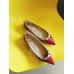 Valentino Rockstud Ballet Flats In Red Patent Leather Valentino Rockstud Ballet Flats In Red Patent Leather
