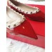 Valentino Rockstud Ballet Flats In Red Patent Leather Valentino Rockstud Ballet Flats In Red Patent Leather