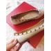 Valentino Rockstud Ballet Flats In Powder Patent Leather Valentino Rockstud Ballet Flats In Powder Patent Leather