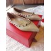Valentino Rockstud Ballet Flats In Powder Patent Leather Valentino Rockstud Ballet Flats In Powder Patent Leather