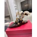 Valentino Roman Stud Ballet Flats In Fondant Calfskin
