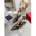 Valentino Roman Stud Ballet Flats In Fondant Calfskin