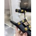 Valentino Roman Stud Ballet Flats In Black Calfskin