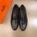 Hermes Men's Paris Loafers In Black Calfskin Hermes Men's Paris Loafers In Black Calfskin