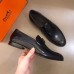 Hermes Men's Paris Loafers In Black Calfskin Hermes Men's Paris Loafers In Black Calfskin