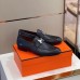 Hermes Men's Paris Loafers In Noir Calfskin Hermes Men's Paris Loafers In Noir Calfskin