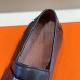 Hermes Men's Paris Loafers In Noir Calfskin Hermes Men's Paris Loafers In Noir Calfskin