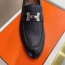 Hermes Men's Paris Loafers In Noir Calfskin Hermes Men's Paris Loafers In Noir Calfskin
