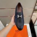 Hermes Men's Paris Loafers In Noir Calfskin Hermes Men's Paris Loafers In Noir Calfskin