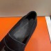 Hermes Men's Paris Loafers In Black Suede Calfskin Hermes Men's Paris Loafers In Black Suede Calfskin