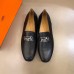 Hermes Men's Tenor Loafers In Black Calfskin Hermes Men's Tenor Loafers In Black Calfskin