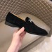 Hermes Men's Tenor Loafers In Black Suede Calfskin Hermes Men's Tenor Loafers In Black Suede Calfskin