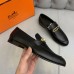 Hermes Men's Colette Loafers In Black Calfskin Hermes Men's Colette Loafers In Black Calfskin