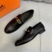 Hermes Men's Colette Loafers In Black Calfskin Hermes Men's Colette Loafers In Black Calfskin